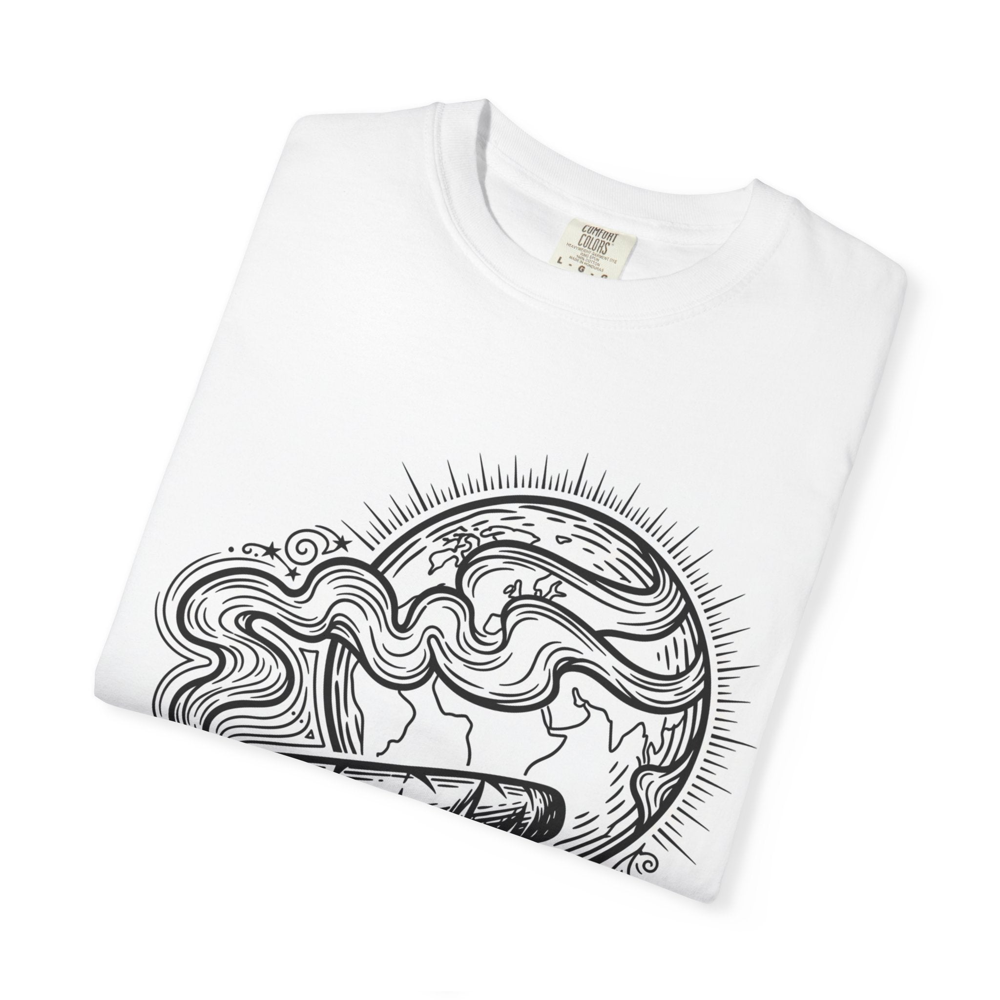 Cigar Enthusiast T-Shirt - "I'll Change the World, One Cigar at a Time"