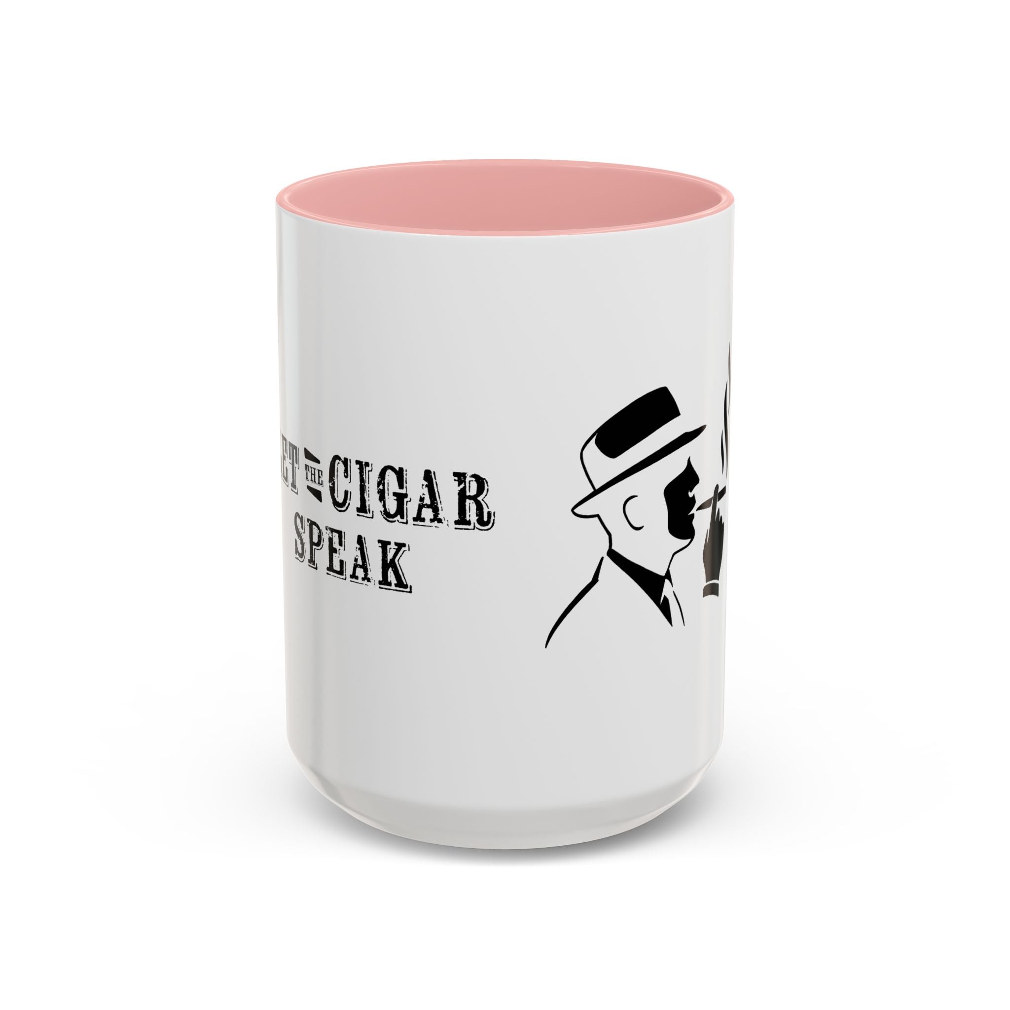 Cigar Lover Coffee Mug - "Mute the Noise, Let the Cigar Speak" Accent Mug