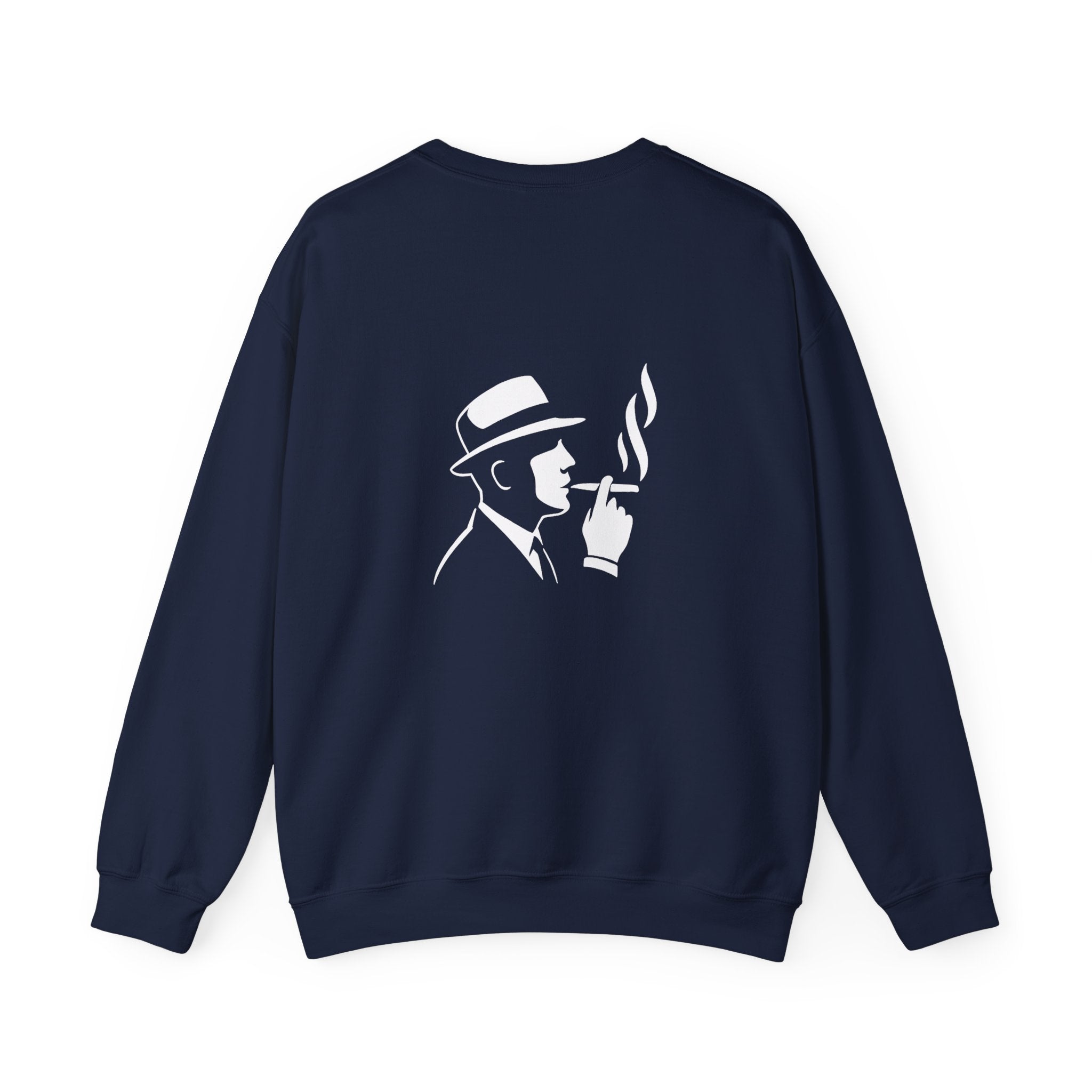 Cigar Smoker Crewneck Sweatshirt — "I’ll Change the World, One Cigar at a Time"