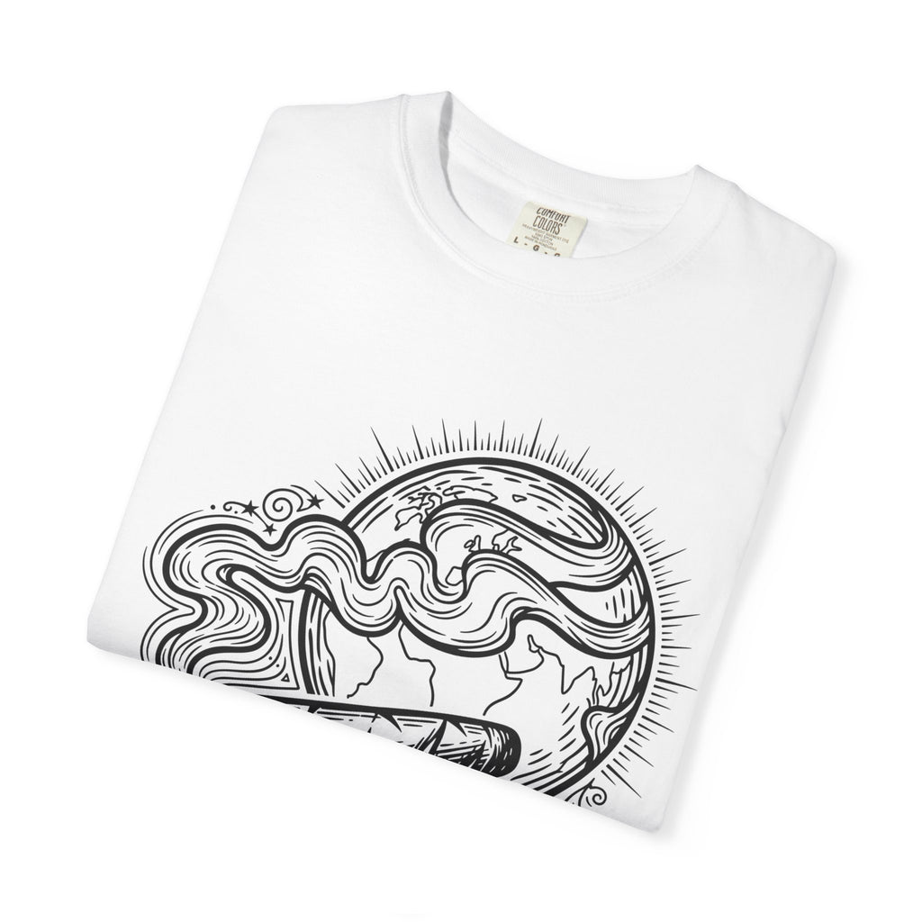 Cigar Enthusiast T-Shirt - "I'll Change the World, One Cigar at a Time"