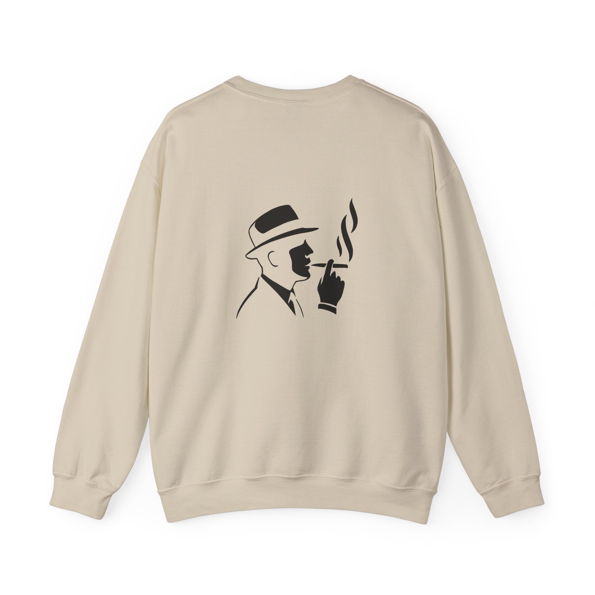 Cigar Smoker Crewneck Sweatshirt — "I’ll Change the World, One Cigar at a Time"