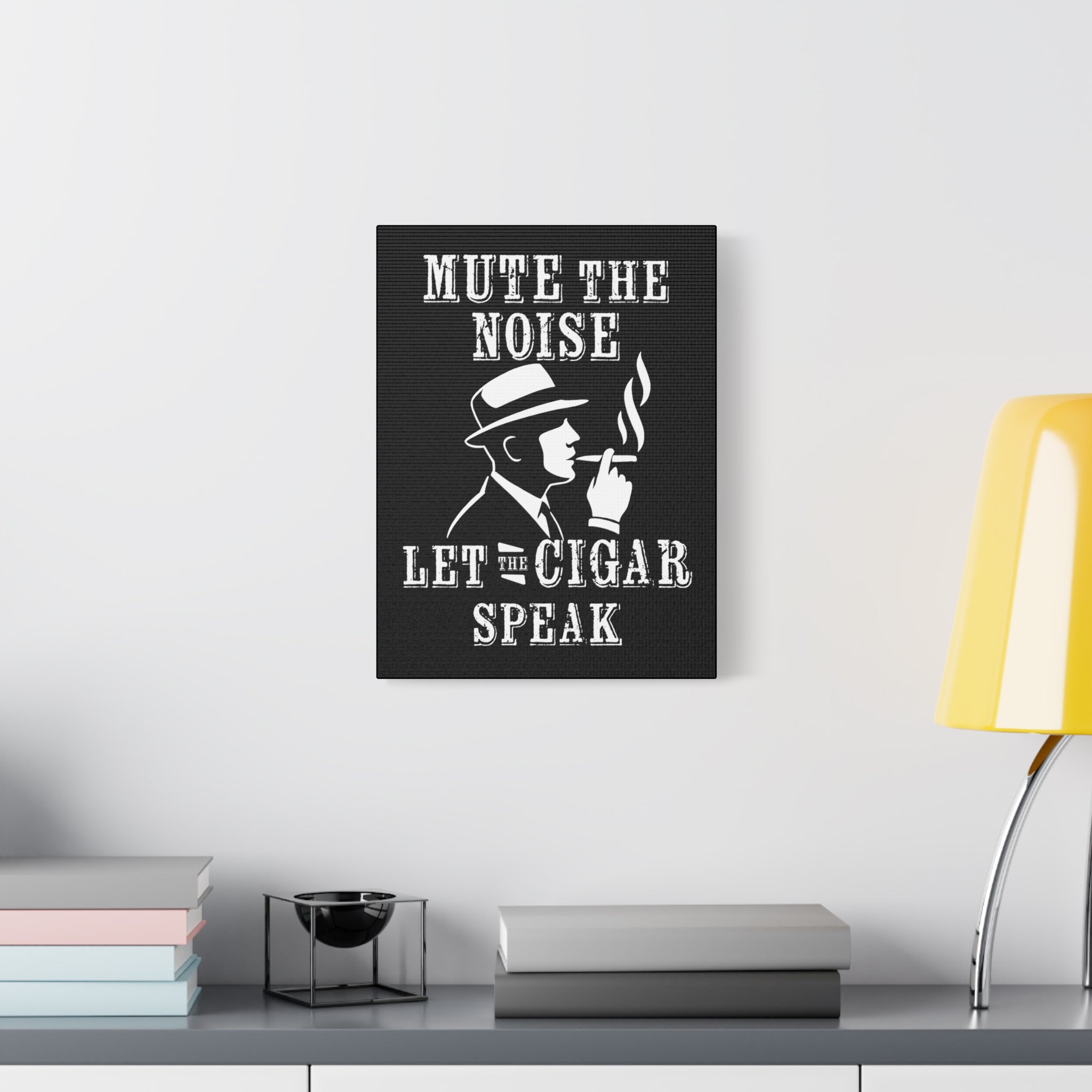 Stylish Wall Art, Cigar Lover Decor, Unique Home Gift, Man Cave Artwork, Smoking Room Decoration