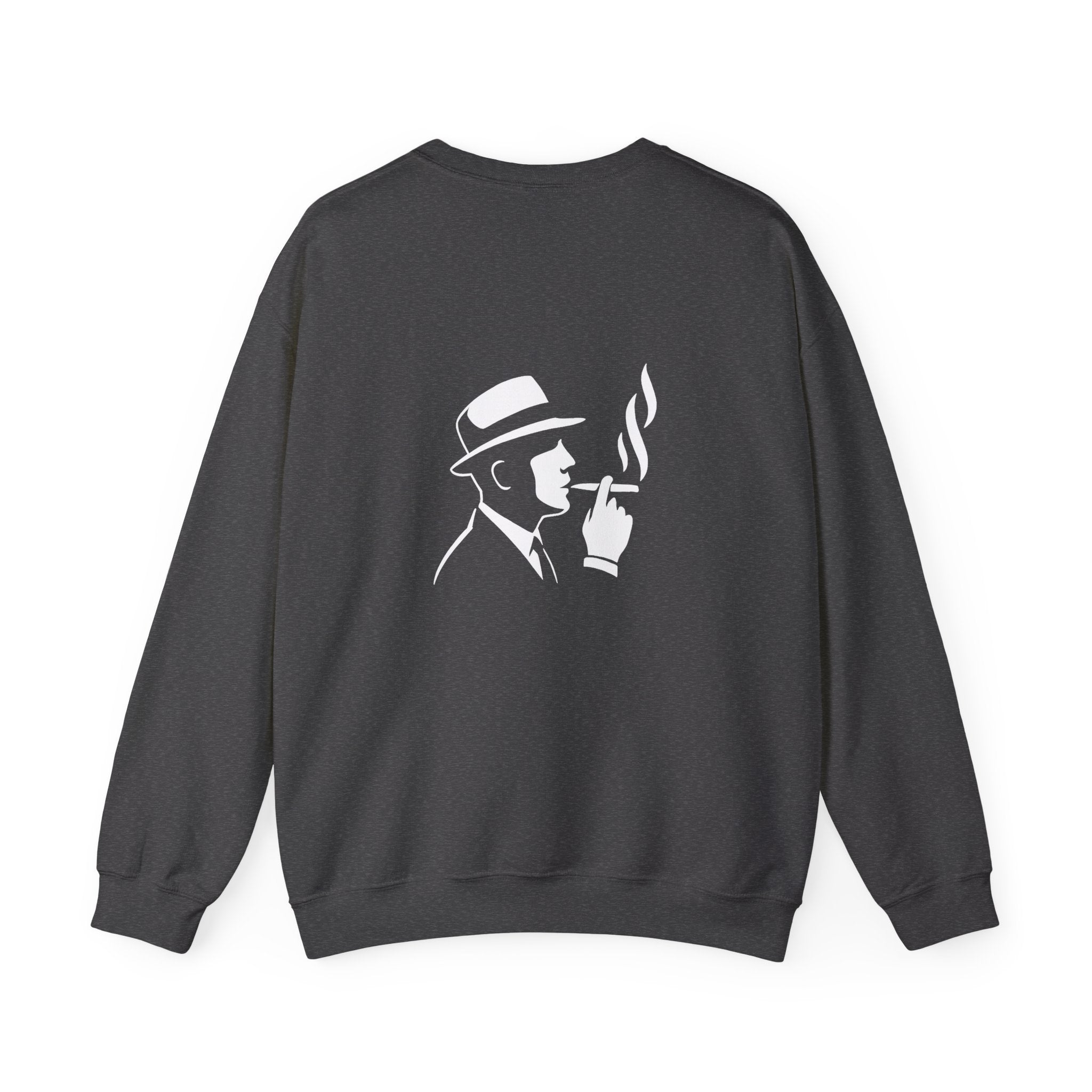 Cigar Smoker Crewneck Sweatshirt — "I’ll Change the World, One Cigar at a Time"
