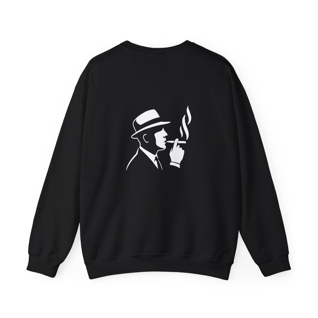 Cigar Smoker Crewneck Sweatshirt — "I’ll Change the World, One Cigar at a Time"