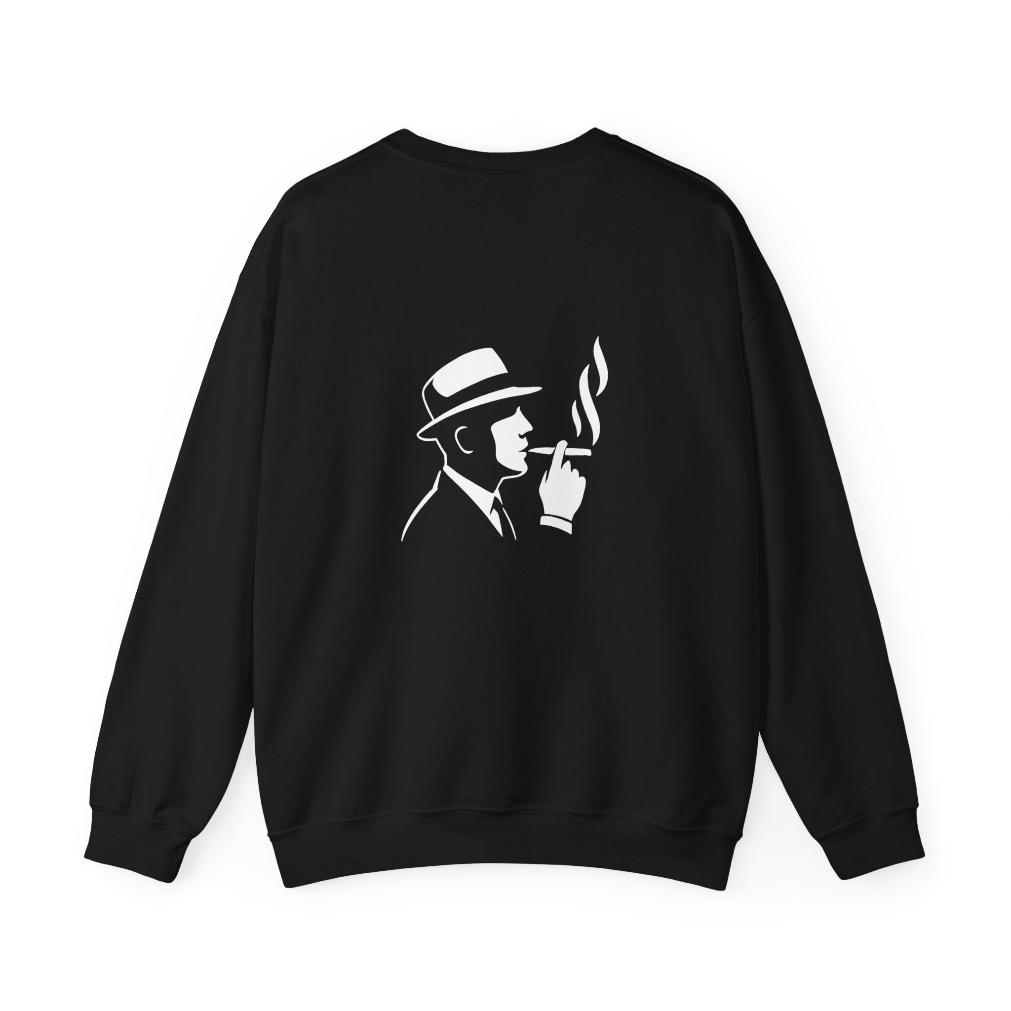 Cigar Smoker Crewneck Sweatshirt — "I’ll Change the World, One Cigar at a Time"