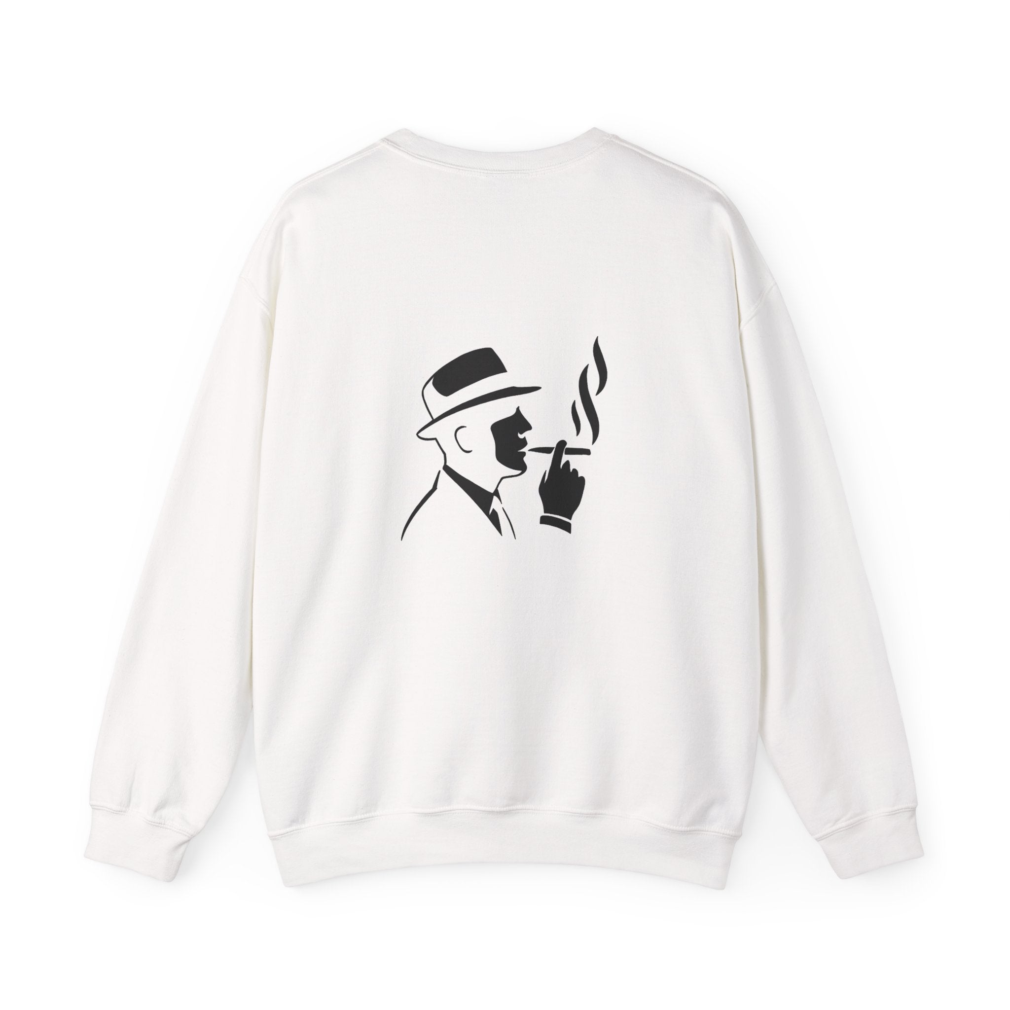 Cigar Smoker Crewneck Sweatshirt — "I’ll Change the World, One Cigar at a Time"