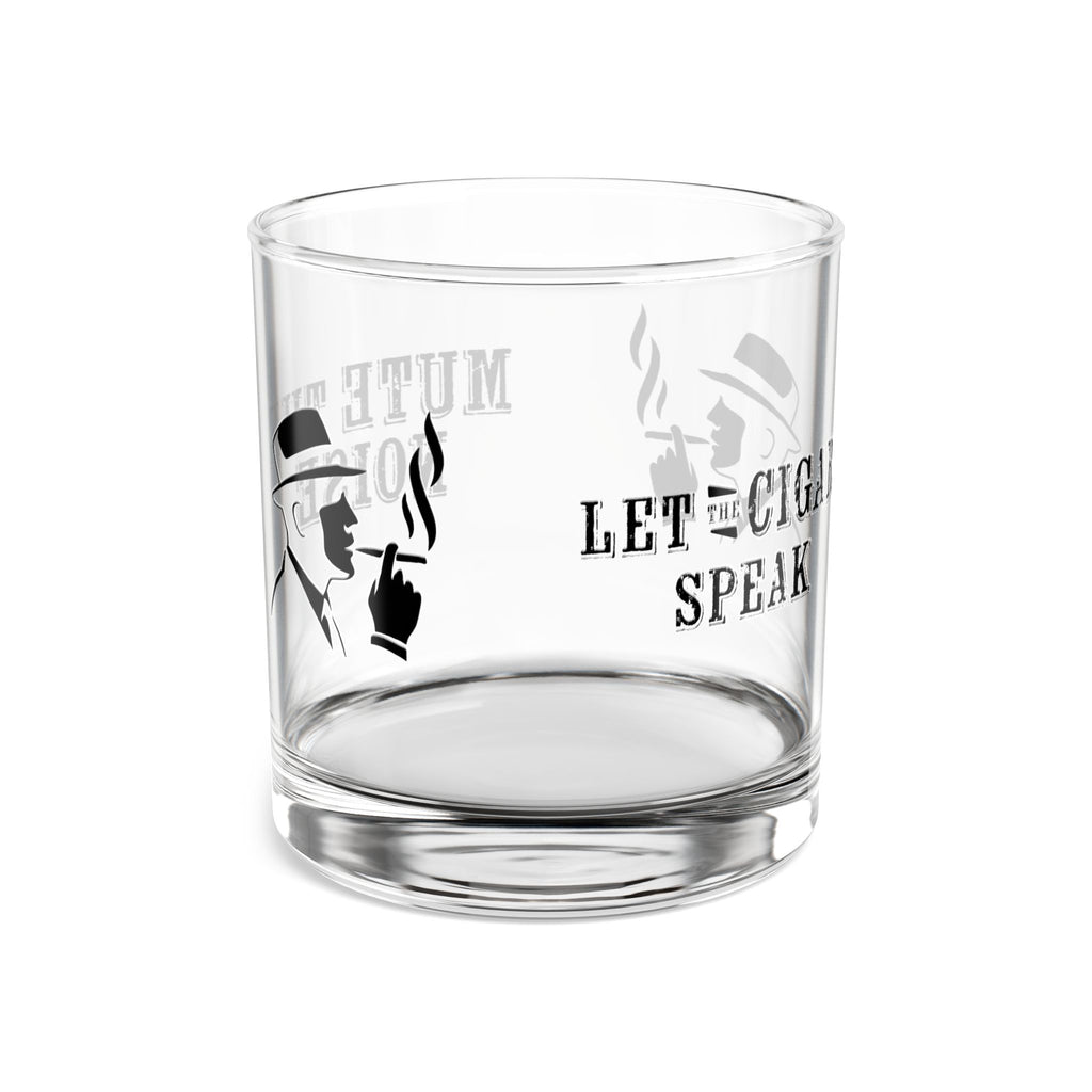 Whiskey Rocks Glass, Engraved Barware, Unique Gift for Dad, Personalized Home Bar Decor, Mute the Noise Rocks Glass