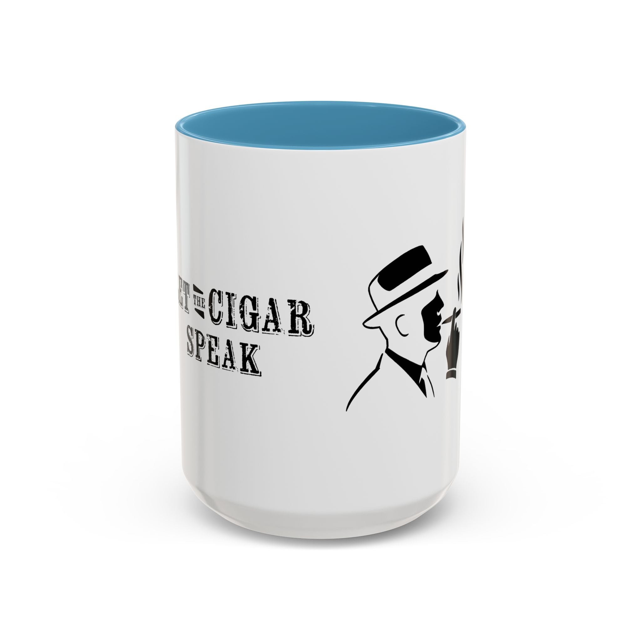 Cigar Lover Coffee Mug - "Mute the Noise, Let the Cigar Speak" Accent Mug