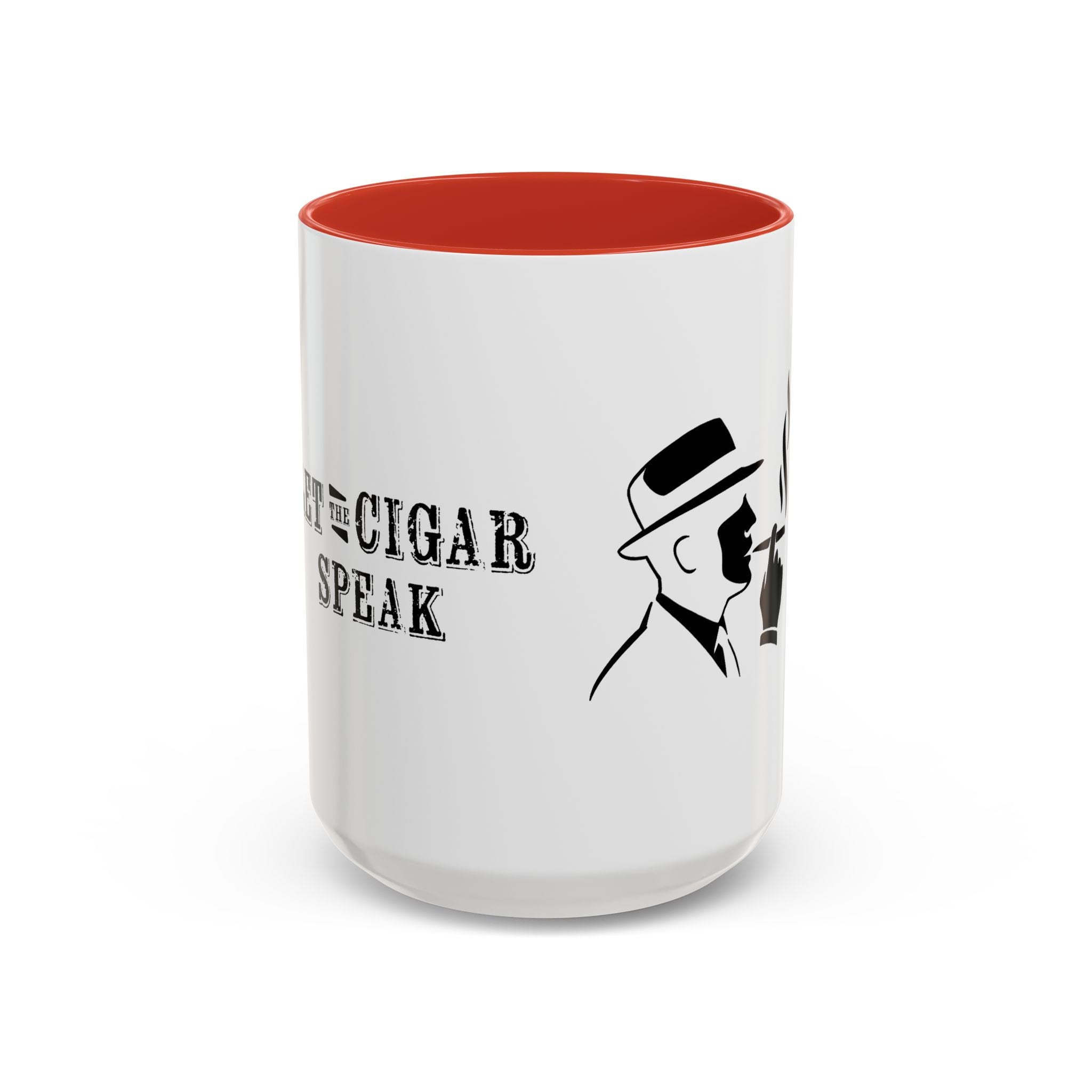 Cigar Lover Coffee Mug - "Mute the Noise, Let the Cigar Speak" Accent Mug