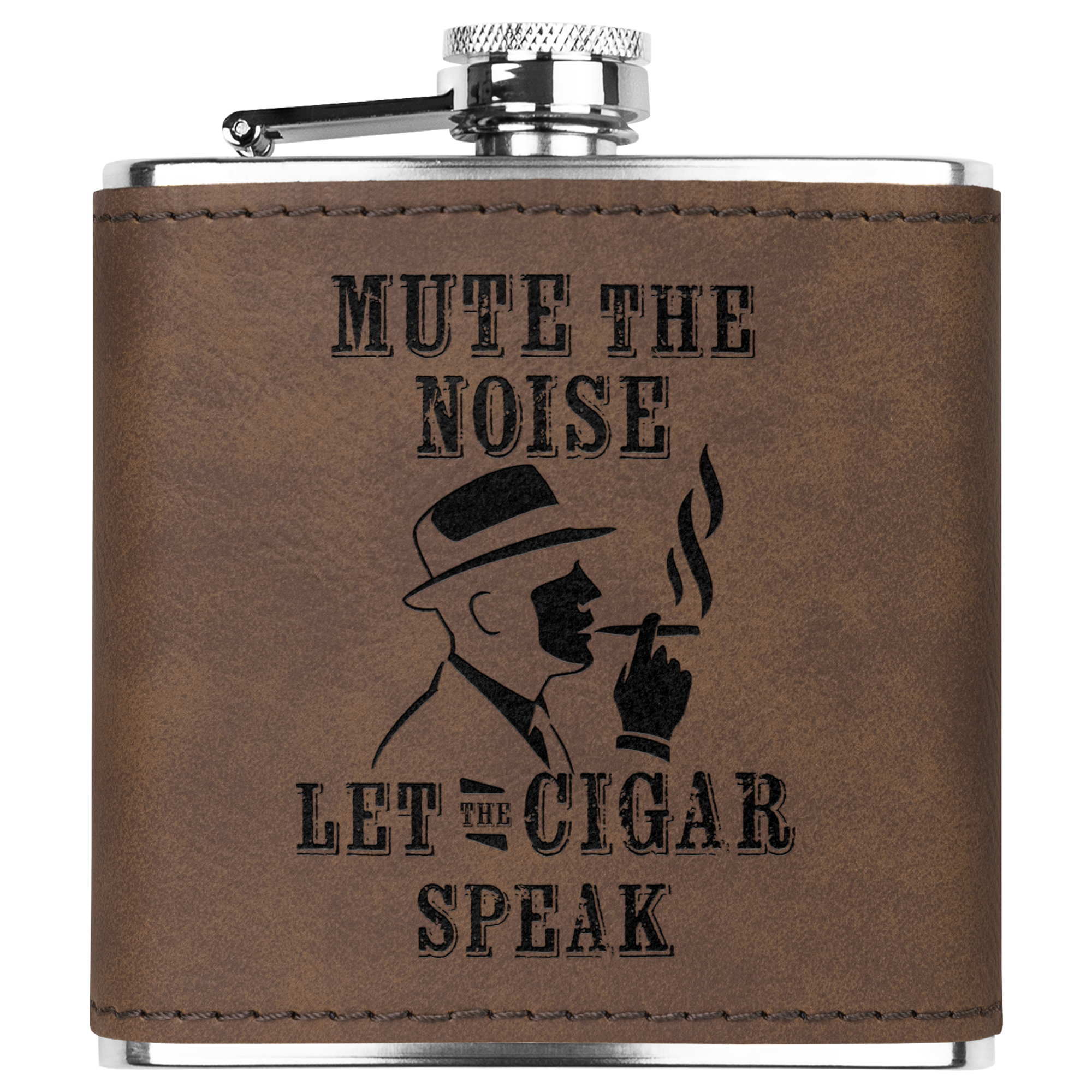 6oz_Flask_for_Cigar_Lovers_Dk_Brown_Main_Mockup.png