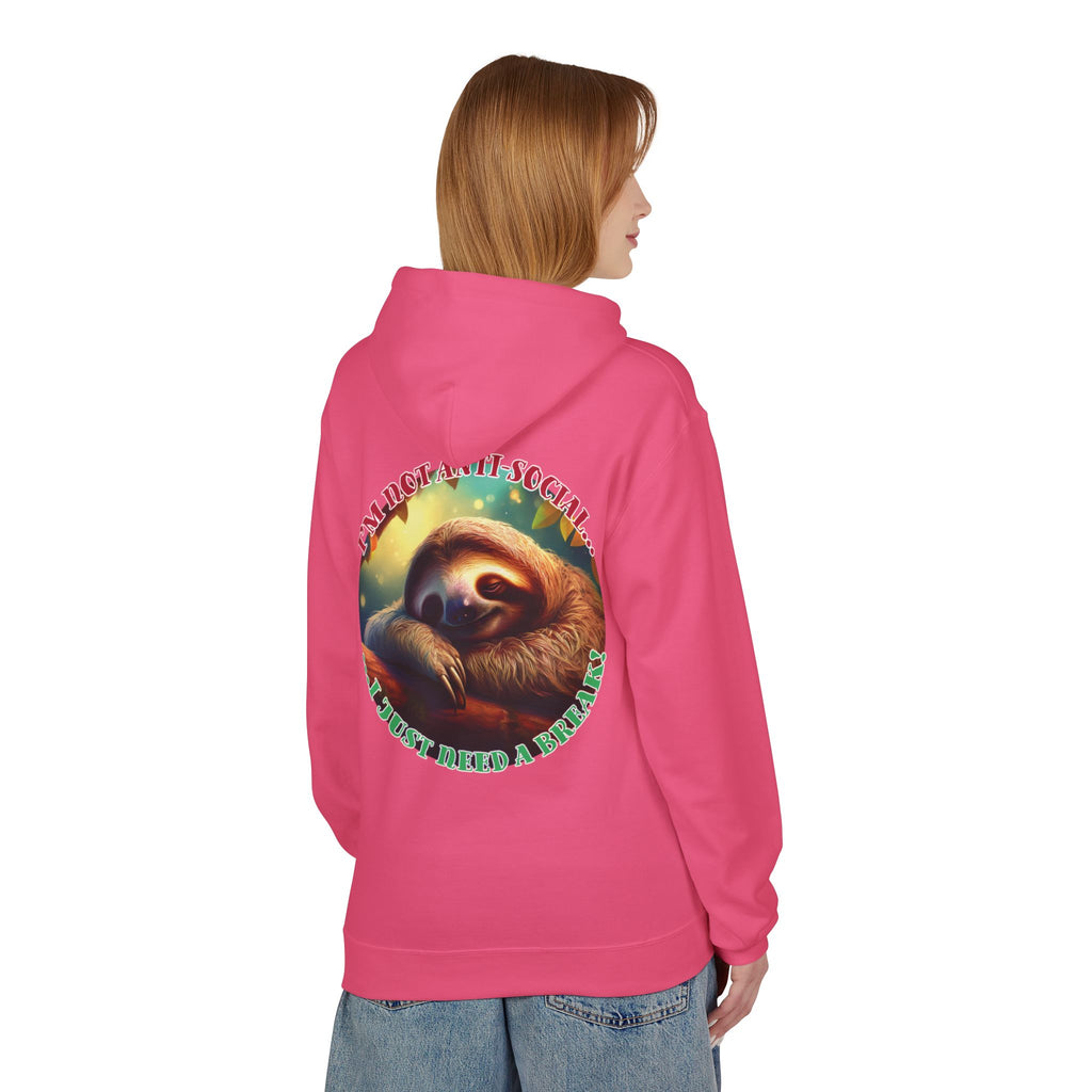 "Today is my Chill Day" Hoodie – Perfect for Nature Lovers, Introverts, Gifts for Friends, Chill Days, Relaxed Style