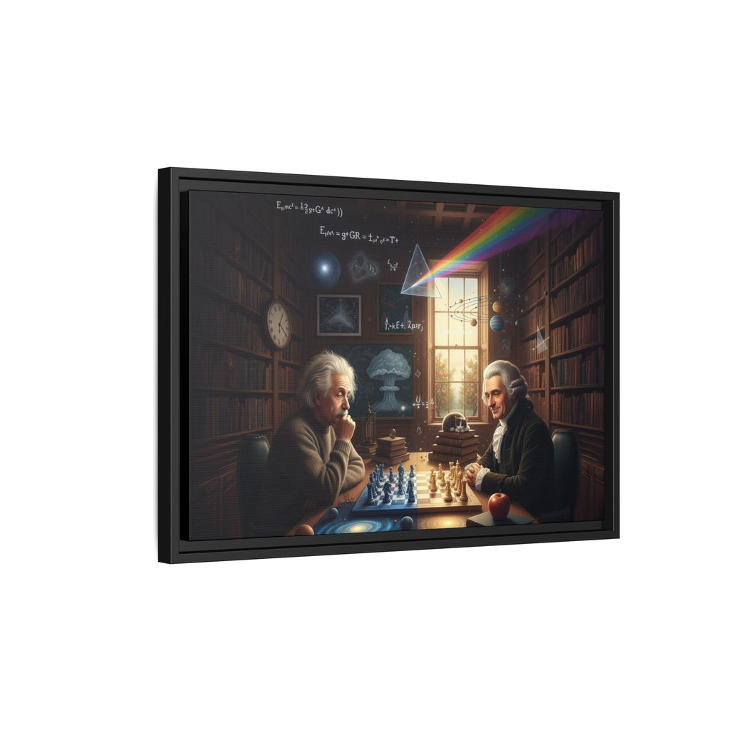 Framed Art Print | Einstein Chess Scene | Classroom Decor, Gift for Scientists, Nerdy Wall Art, Home Office Decoration, Education [...]